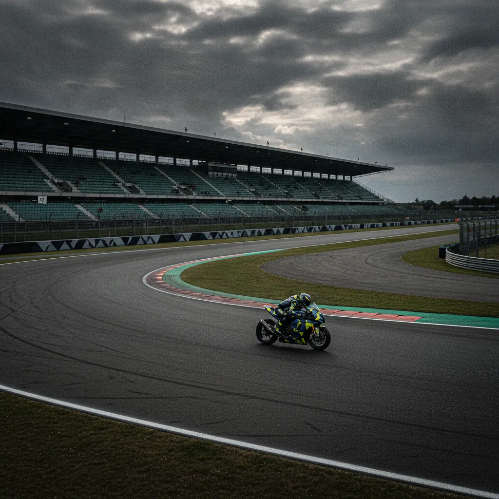 A view of the famous and challenging final chicane at the TT Circuit Assen in the Netherlands.